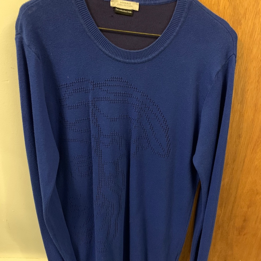 Blue Medusa sweater